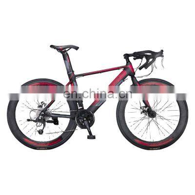 Racing male adult ultra-light bend-breaking Carbon fiber road bike super fast running bike