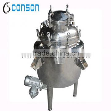 Stainless steel magnetic mixing tank