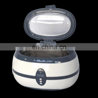 600ml hot sales portable household Mini  ultrasonic washing machine for jewelry teeth glasses