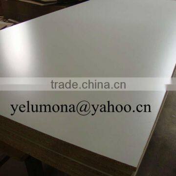 white melamine particle board