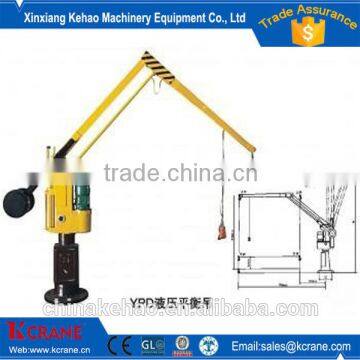 High quality 3 ton 10 ton column mounted slewing jib crane price for lifting, 180-360 degree