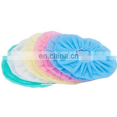 Disposable Head Cap PP Non Woven Bouffant Cap With Different Weight