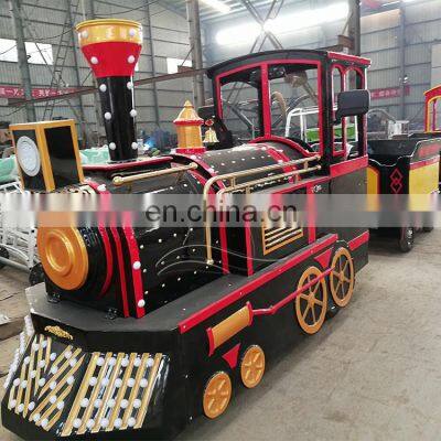 Amusement Park Rides Trackless Train Set Battery Operated in Mall photo-5