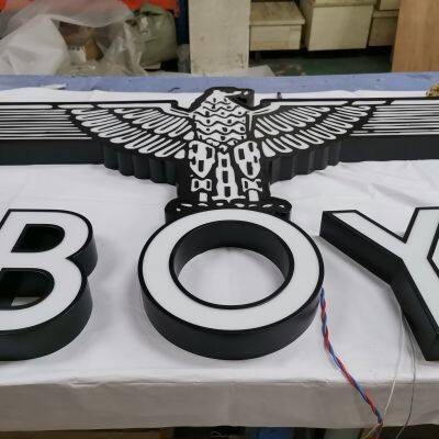Advertising Acrylic Frontlit Stainless Steel Light Box Illuminated Electronic Letters Sign Board