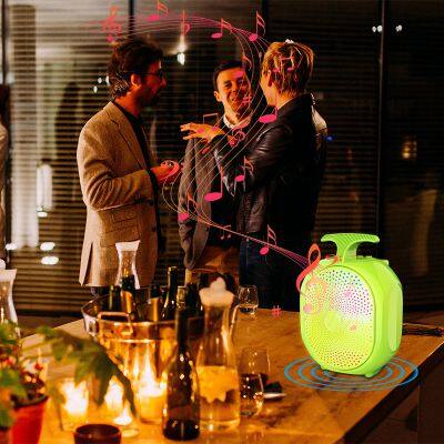 ZQS1331 OEM Bass Sound Portable 3-inch Speaker 5W Power Wireless Bluetooth Speaker for Outdoor photo-3