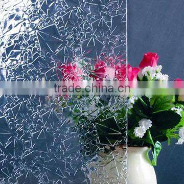 12mm Acid Pattern Glass for partition wall/Pattern Temper Glass with CE