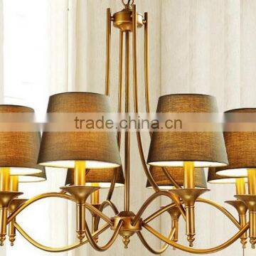 2016 New Wrought Iron Candle Chandelier Lamp ZH-6006 photo-2