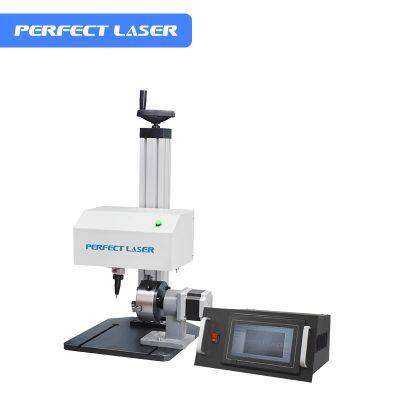 Perfect Laser dot pin rotary marking engraving machine for flanges and turbine components