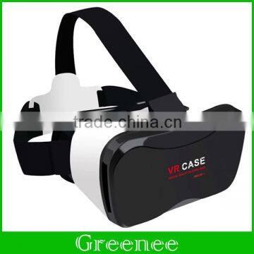 VR Case 5 Plus 3D Virtual Reality Headset Glasses For Smartphones Compatible With Smartphone which screen size from 3.5 Inch to