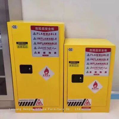 Industrial Flammable Cabinet-FCL764 45 Gallon|H1650*W1090*460mm|with 3-Point Interlocking Cam Lock & 50mm Leak-Proof Sump for Manufacturing Plants