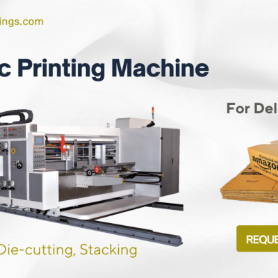CNC Controlled Flexo Printing Die-Cutting Machine