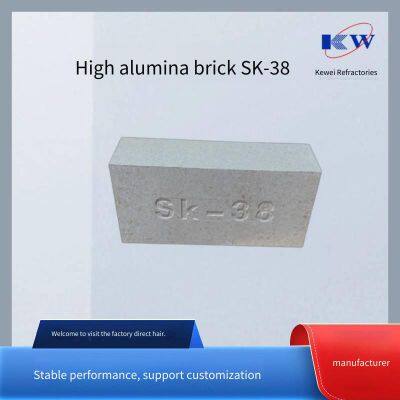 High-alumina Refractory Brick Sk-38, High Temperature Resistance, Corrosion Resistance, Flexural Resistance, Thermal Shock Stability, Customizable Production, Kewei Refractories