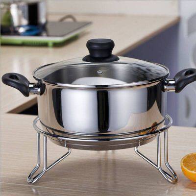 baidie стеллаж для хранения и организации сковородок, парников и воков, практичный, термостойкий, противоскользящий и теплоизоляционный стеллаж для кастрюль для семейного обеда