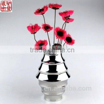 2016 New Stainless Steel Abstract Modern Flower Vase Home Decoration