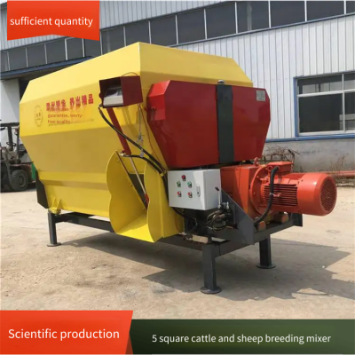 26-cubic-meter Pure Copper Motor Ranch Mixer, Easy-to-feed Livestock Mixing Machine, Large-capacity Cattle Farm Mixer photo-3