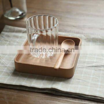 Quality Wooden Plate Round Beech Wood Tray Quality Choice photo-3