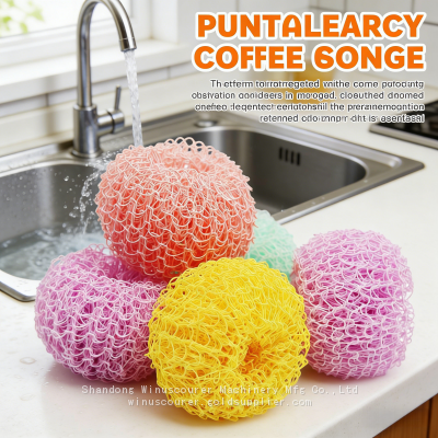 Wholesale Practical Kitchen Gadgets Cleaning Tool Environmental Biodegradable Fiber Nano Pot Kitchen Cleaning Ball