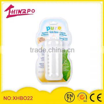 Promotional Baby Feeding Bottle Silicone Cover protective Sleeve heat Resistance