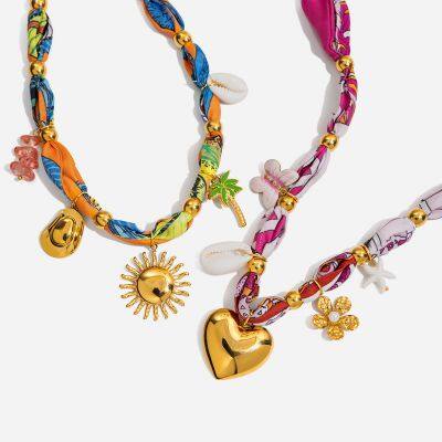 Colar de aço inoxidável resistente a oxidação com barreira de nitreto de titânio, compatível com a REACH