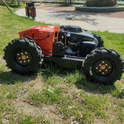 Hybrid Walking Speed 0~6Km/H Self-Powered Dynamo Lawn Weeding Machine Remote Control photo-3