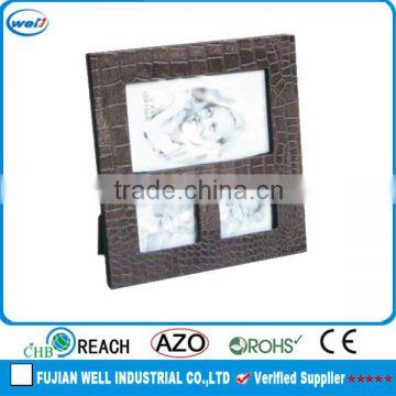 hot selling pu leather handmade photo frames designs