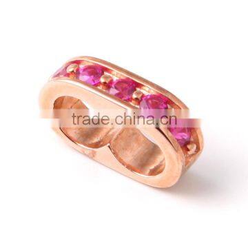 Dongguan Custom Jewelry Clasp Manufacturer, Bright Diamond Clasp, High Class 925 Sterling Silver Clasp photo-4