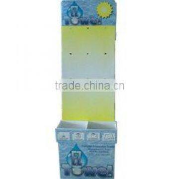 sidekick cardboard display with peg hooks