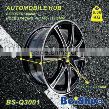 BS-Q3001 Aluminium alloy car wheels,wheel rim,wheel hub