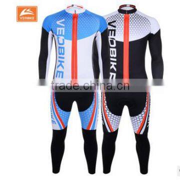 2016 latest fashion china custom blank long sleeve cycling jersey&jerseys