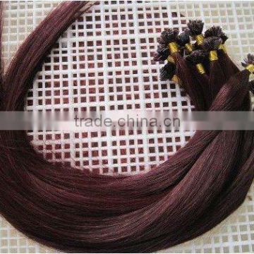 Brazilian Remy Hair Flat Tip Prebonded Hair Extension