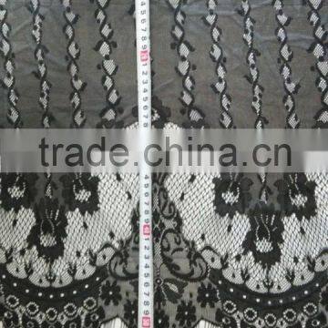 2016 New Floral Print Eyelash Fringe Sexy Figure Showed Lace Fabric Long Sleeves Dress photo-2