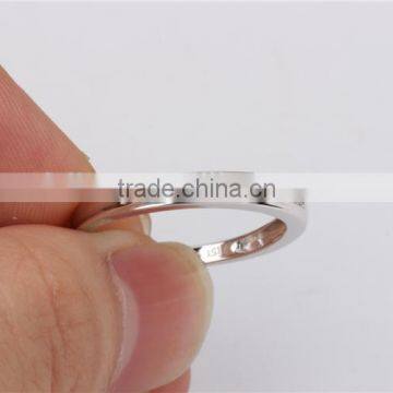 Wholesale White Gold cz Ring 925 Sun Silver Ring Mounting photo-4