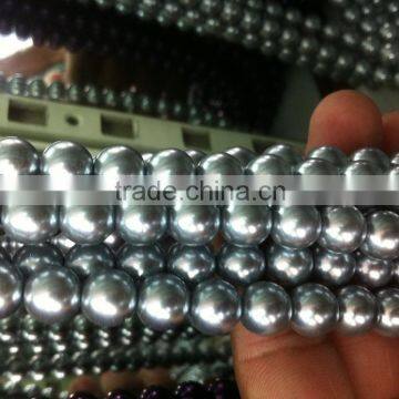 Grey Pearl Beads photo-4
