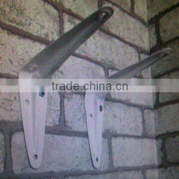 Screw shelf supports for furniture shelf brackets