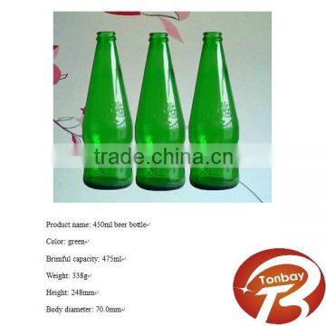 450ml glass drinking wine bottle