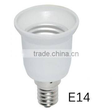 E14 to E27 Fireproof Lamp Holder Converter Socket Base Type Adapter For Led Lamp Bulb photo-2