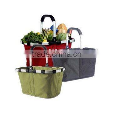 collapsible market basket advertising shopping basket promotion folding shopping basket