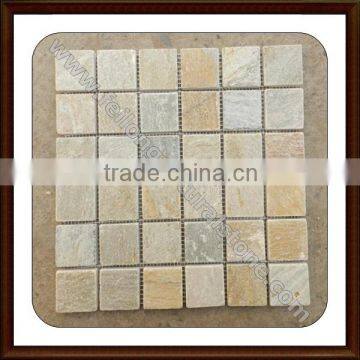 beige slate stone mosaic tile