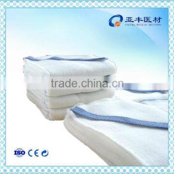 Non-sterile absorbent lap sponges with loop