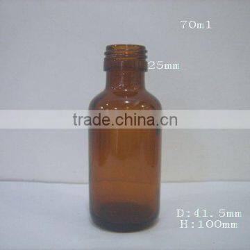 70ml Amber Pharmaceutical Glass Bottle(JX-EA-70ml)