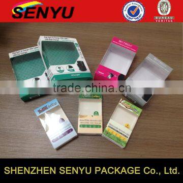 Customized Paper Box With Clear PVC Window, Wireless Speaker Box Packaging