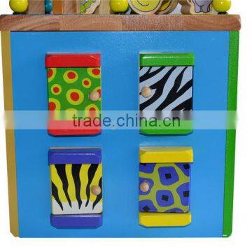 Four Sides Educational Wooden Cube Box Game Kindergarden Activity Play Cube Center Baby Toys Quality Choice photo-6