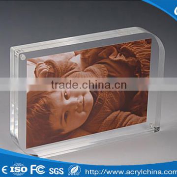 Photo Frame Clear Acrylic Magnetic Picture Holder Display