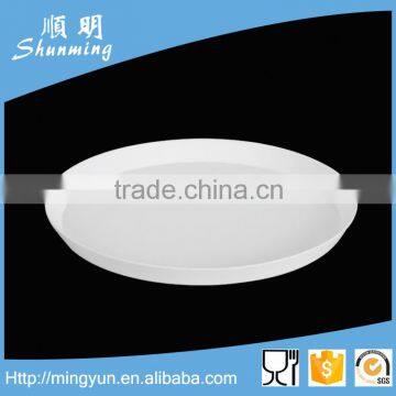 Round melamine food tray