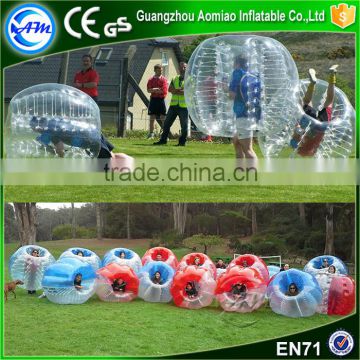 Crazy body bumper ball bubble soccer suits human inflatable bumper ball for sale                        
                                                                                Supplier's Choice