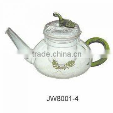 Heat Resistant Glass infusing Teapot Wholesale