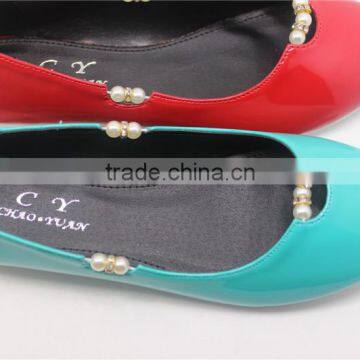 Ladies Beautiful Flat Shoes Guangzhou Wholesale photo-4