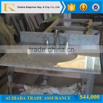 marble vanity top Bianco Carrara vanity top for bathroom