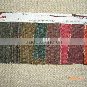 yarn dyed jute fabric with gold