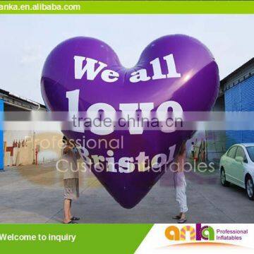 Custom made balloon supplier heart helium balloons for sale